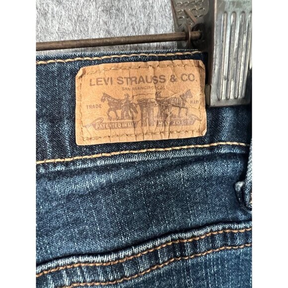 Levis Womens Distressed perfectly slimming  Jeans sz 30 bootcut Wash Denim 512 - Picture 11 of 14